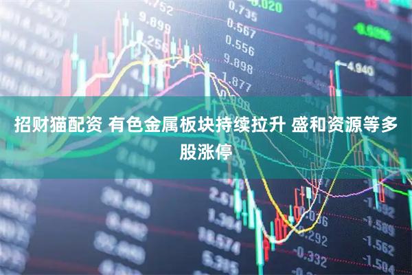 招财猫配资 有色金属板块持续拉升 盛和资源等多股涨停